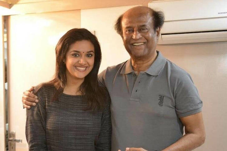 keerthi suresh Rajinikanth.jpg